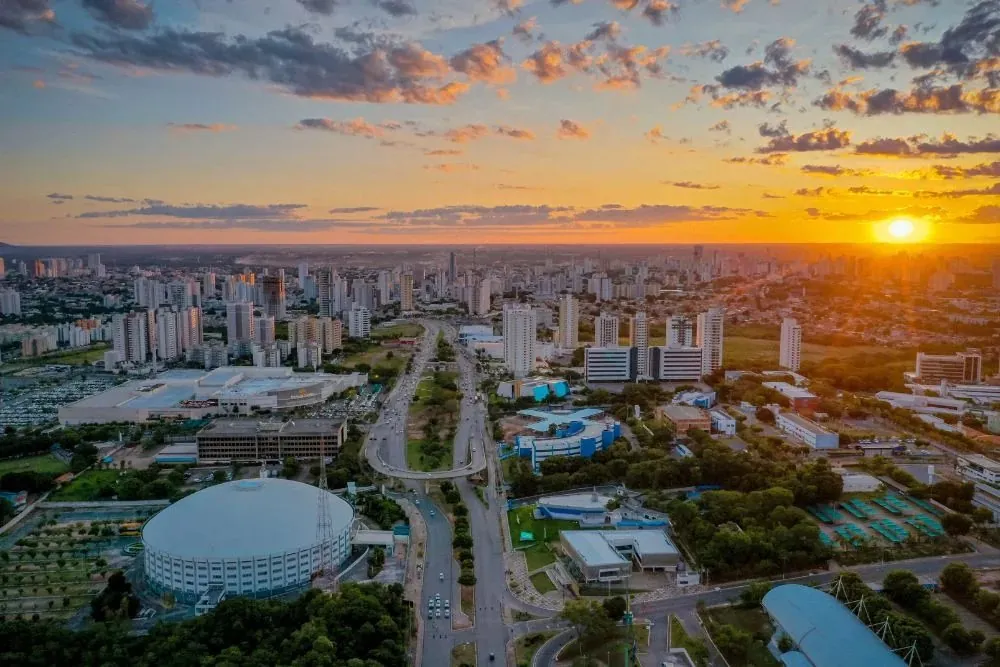 Vista aérea de Cuiabá